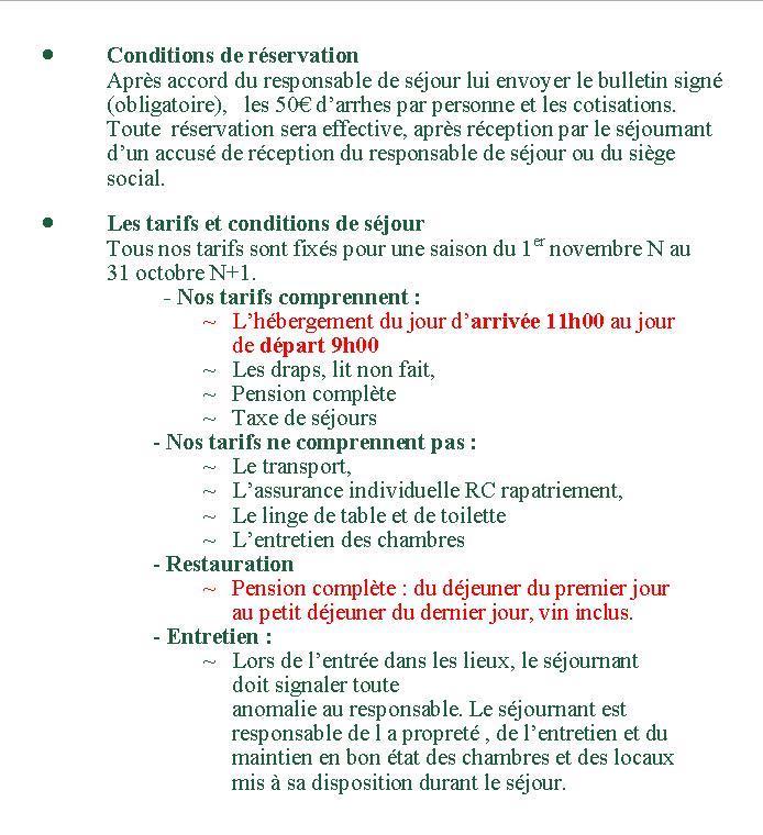 Conditions
